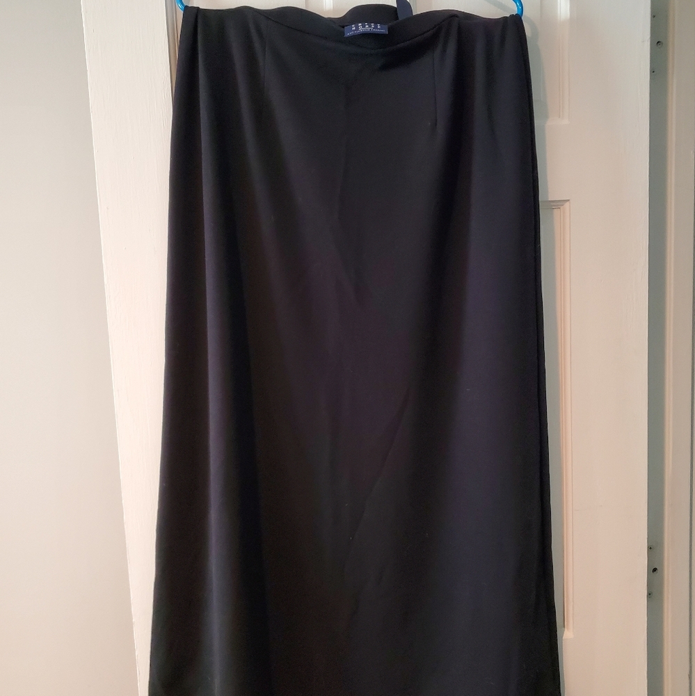Liz Claiborne Elegant Black Maxi Skirt
